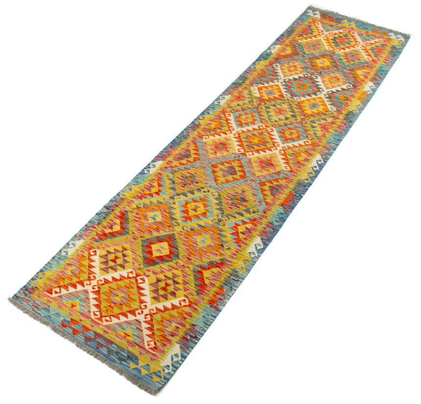 Kilim Afgano | 309 x 81 cm