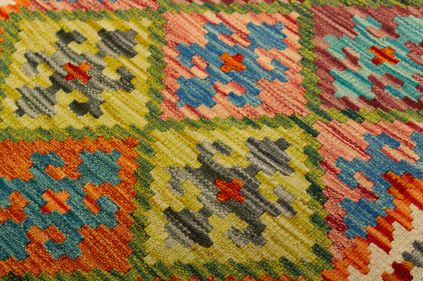 Afghan Kilim | 243 x 80 cm