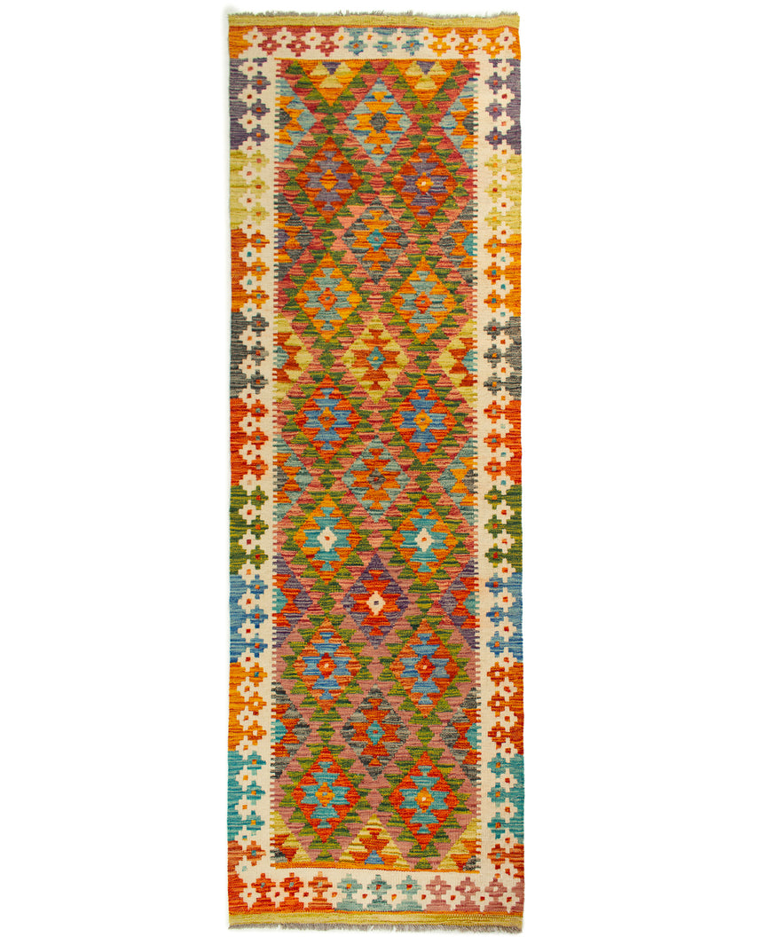 Afghan Kilim | 242 x 81 cm