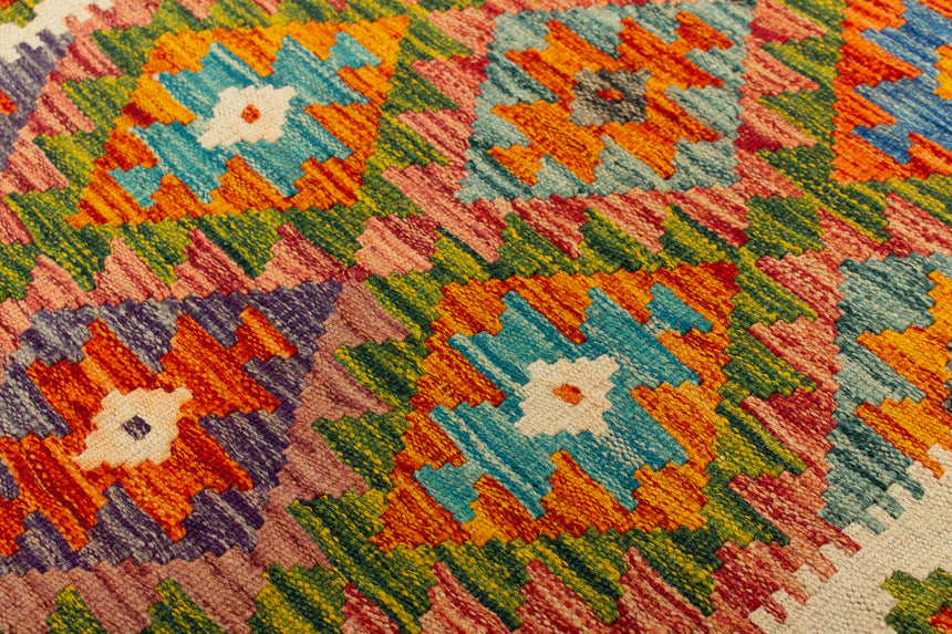Afghan Kilim | 242 x 81 cm