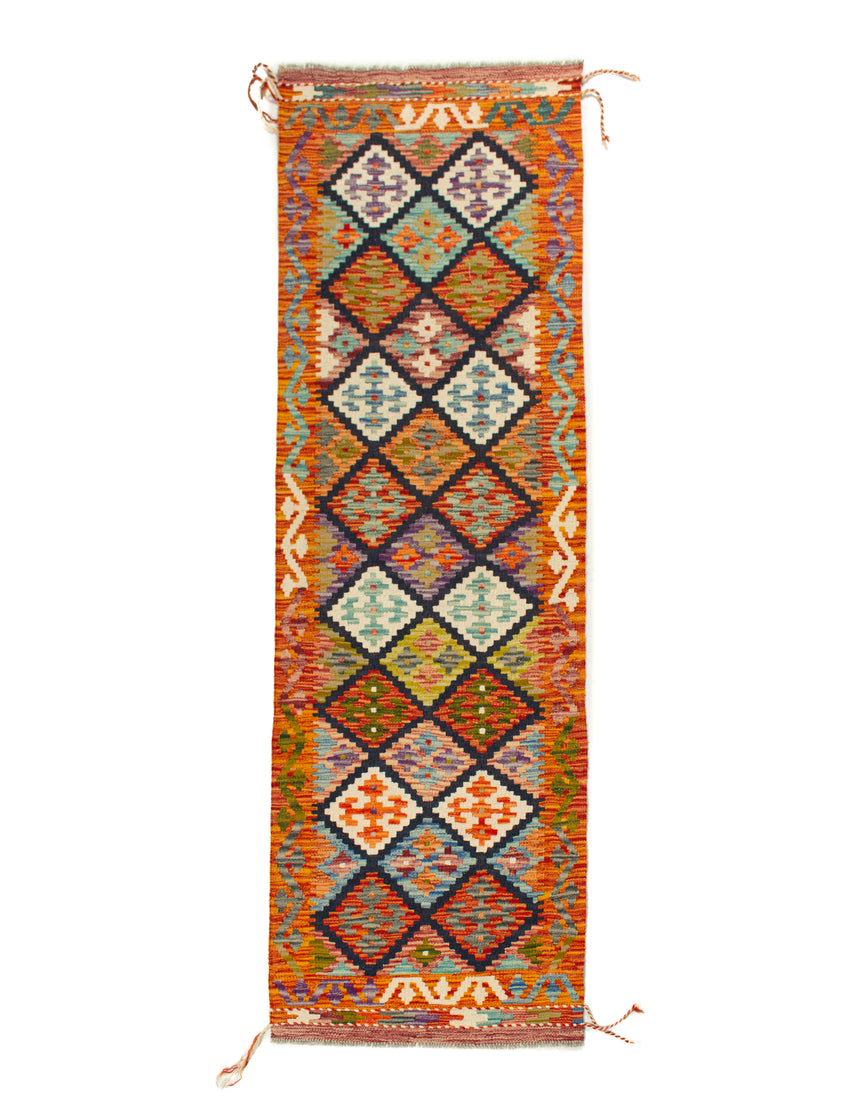 Afghan Kilim | 197 x 64 cm