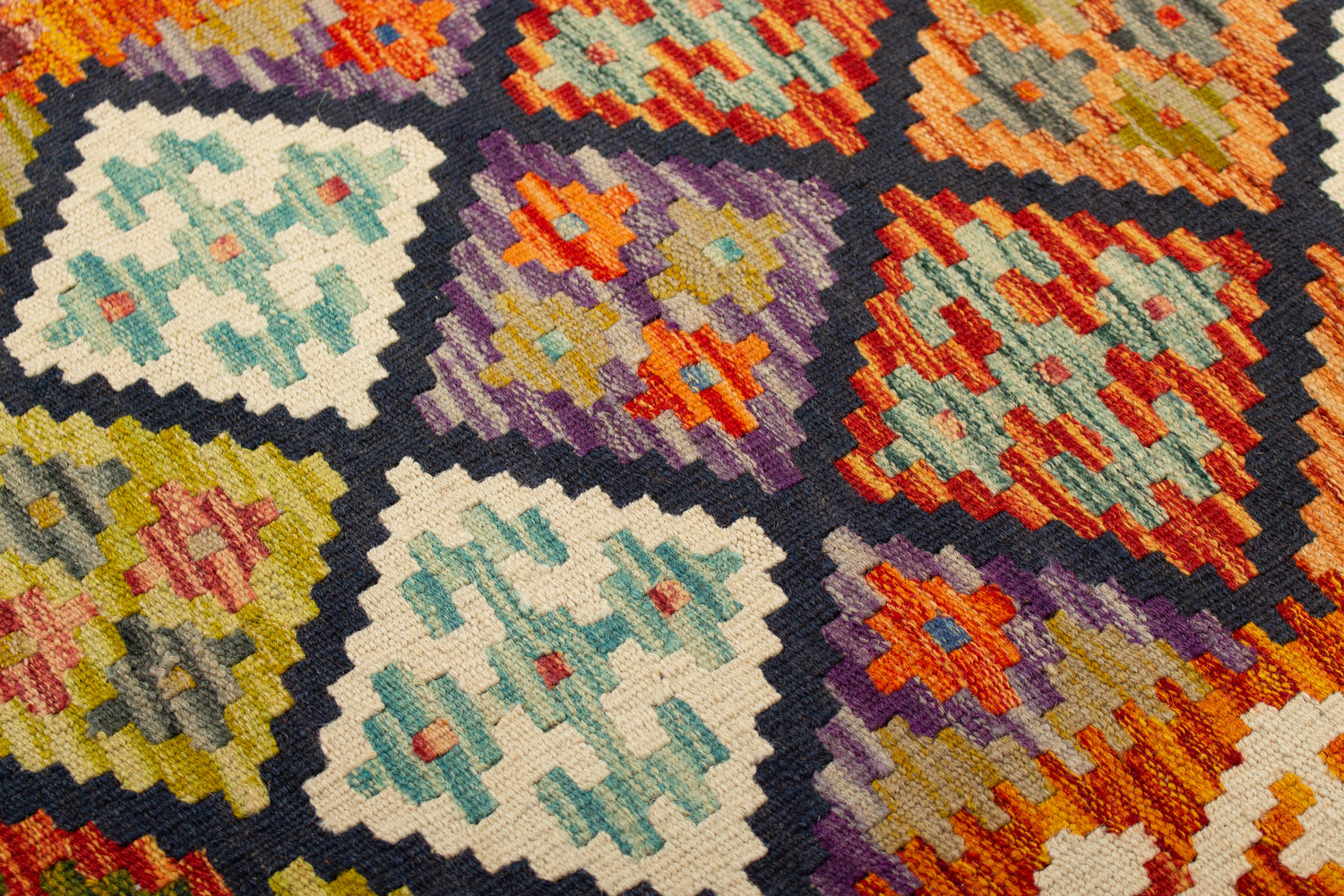Afghan Kilim | 197 x 64 cm