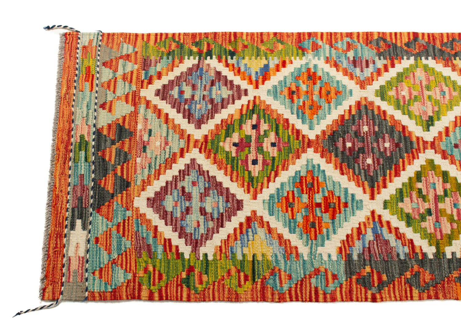 Afghan Kilim | 201 x 60 cm