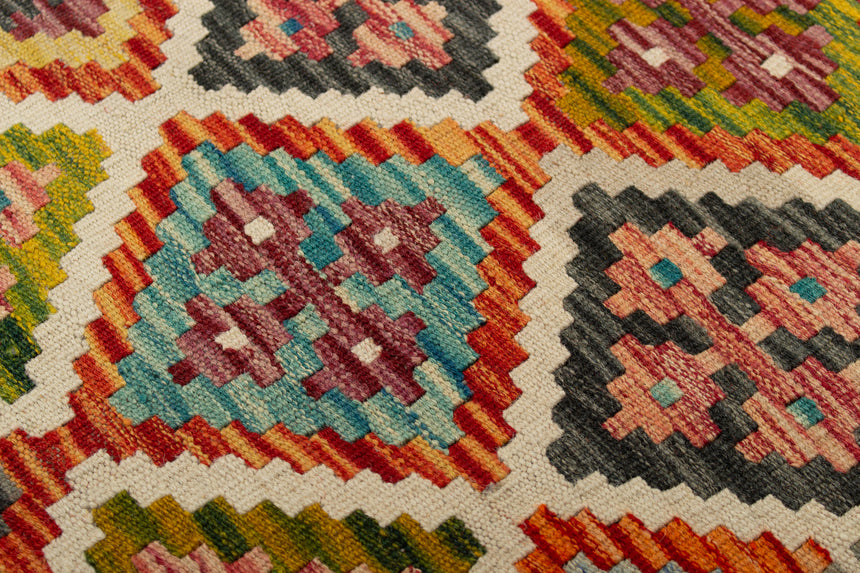 Afghan Kilim | 201 x 60 cm