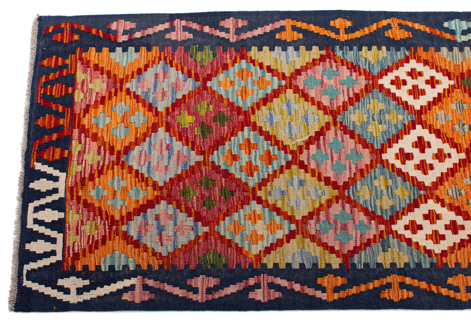 Afghan Kilim | 295 x 80 cm