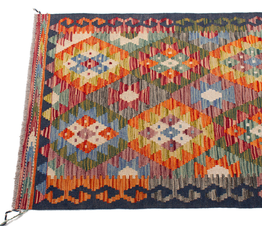 Afghan Kilim | 311 x 77 cm