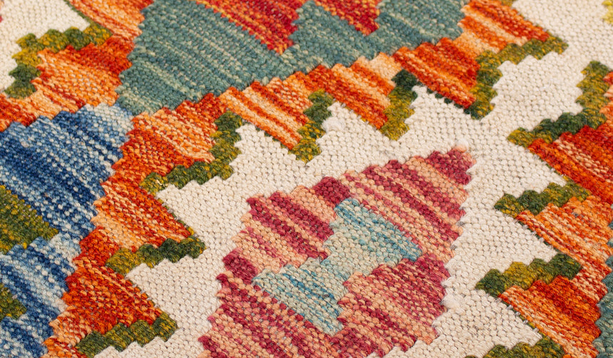 Afghan Kilim | 287 x 80 cm