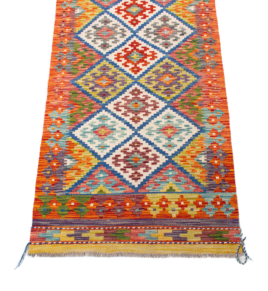 Afghan Kilim | 245 x 84 cm