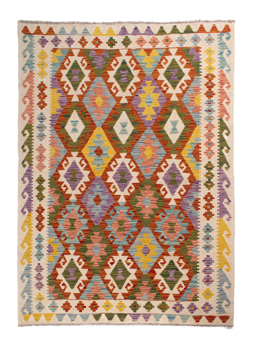 Afghan Kilim | 182 x 127 cm