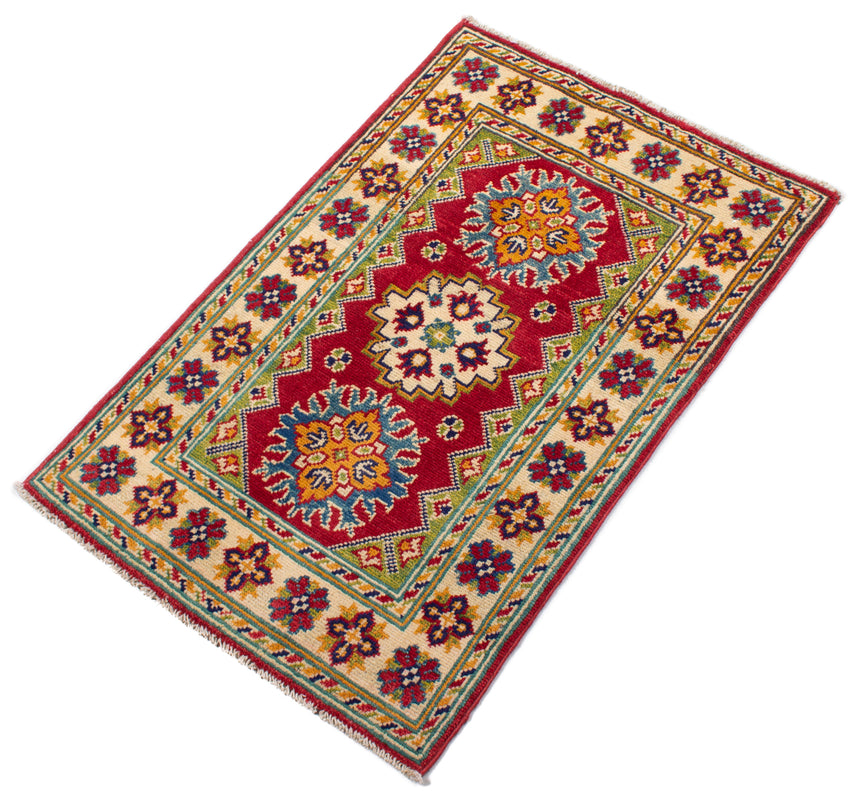 Alfombra Kazak | 91 x 60 cm