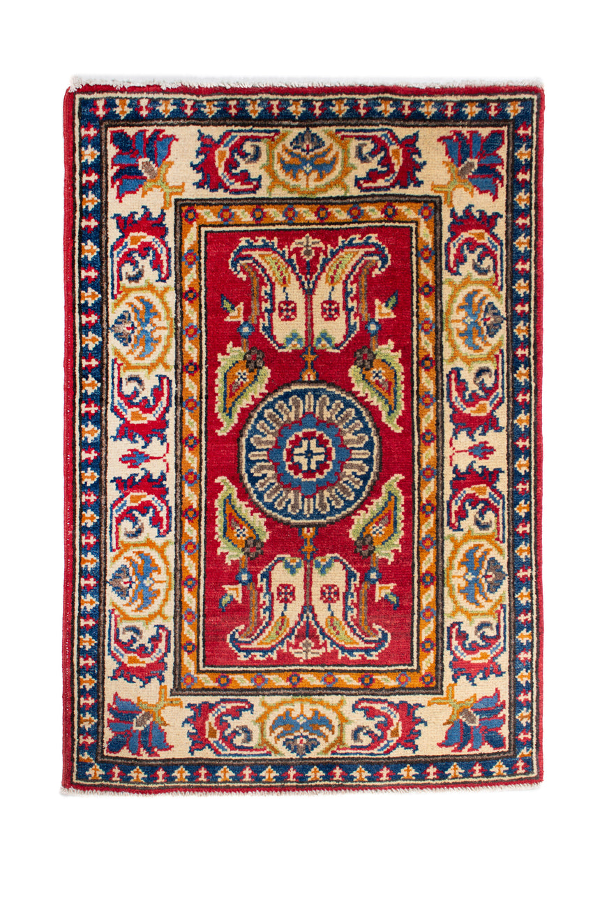 Alfombra Kazak | 91 x 60 cm