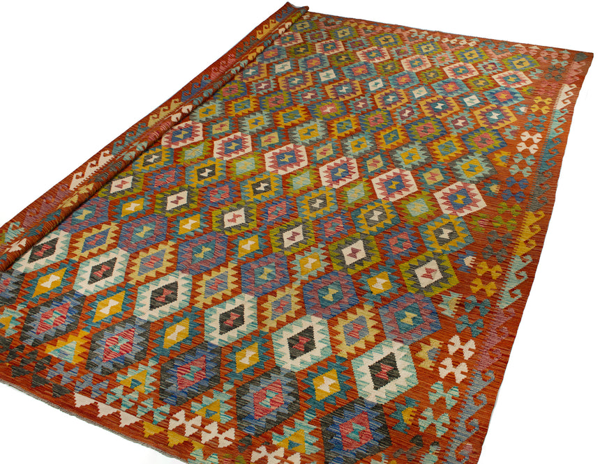Afghan Kilim | 399 x 312 cm