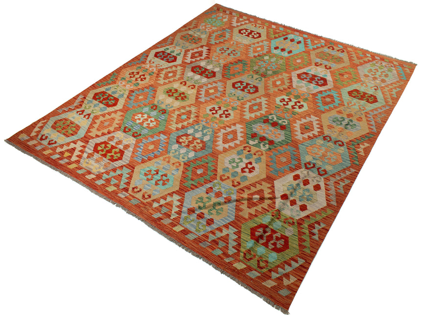 Kilim afegão | 296 x 249 cm