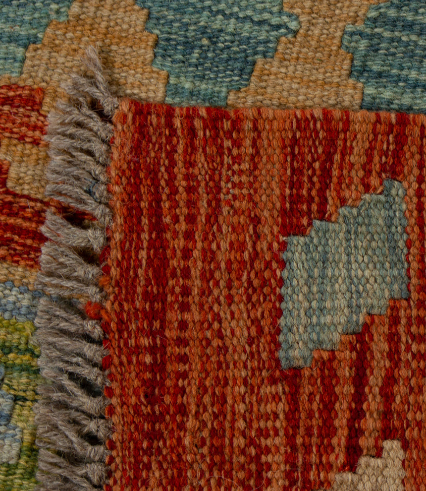 Kilim afegão | 296 x 249 cm