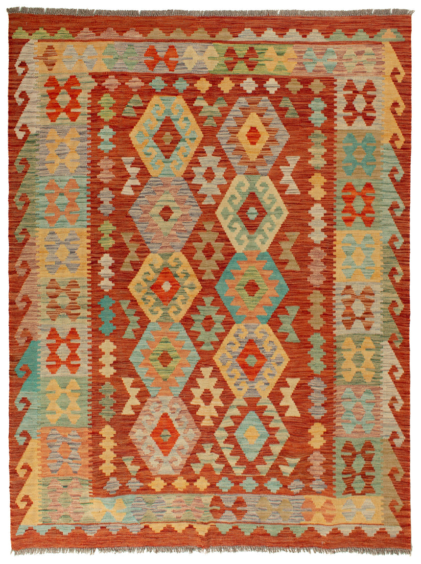 Afghan Kilim | 202 x 150 cm