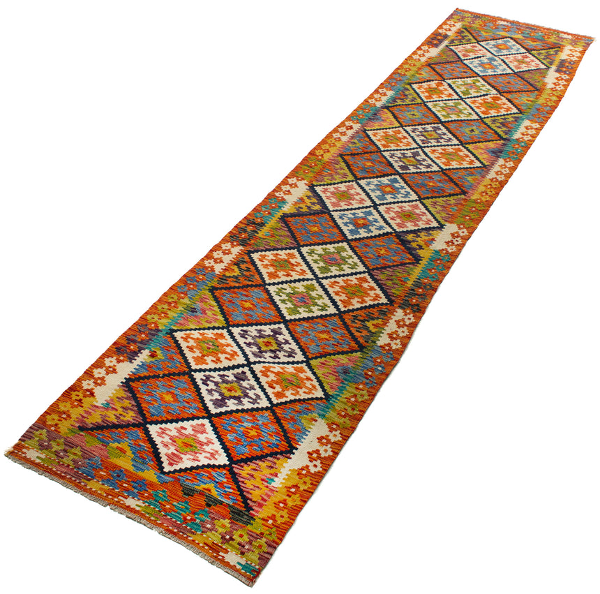 Afghan Kilim | 382 x 85 cm