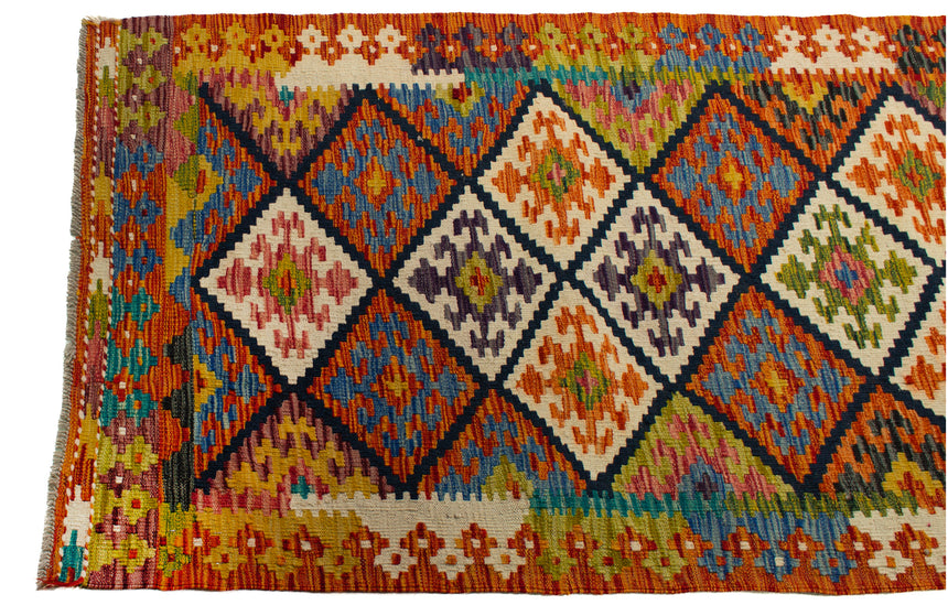 Afghan Kilim | 382 x 85 cm