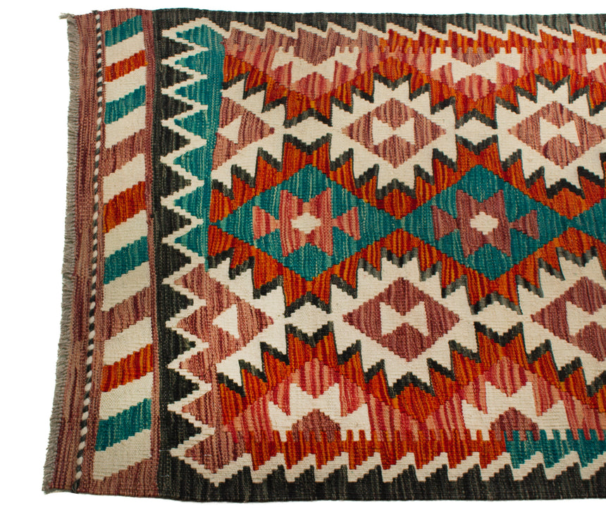 Afghan Kilim | 388 x 83 cm