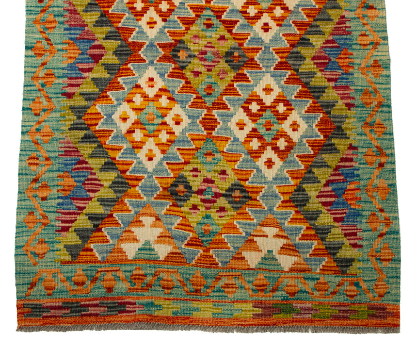 Kilim Afgano | 390 x 85 cm
