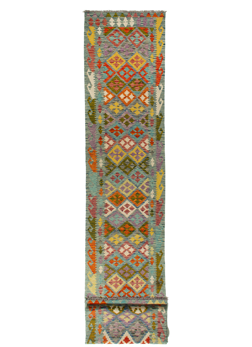 Kilim Afgano | 492 x 84 cm