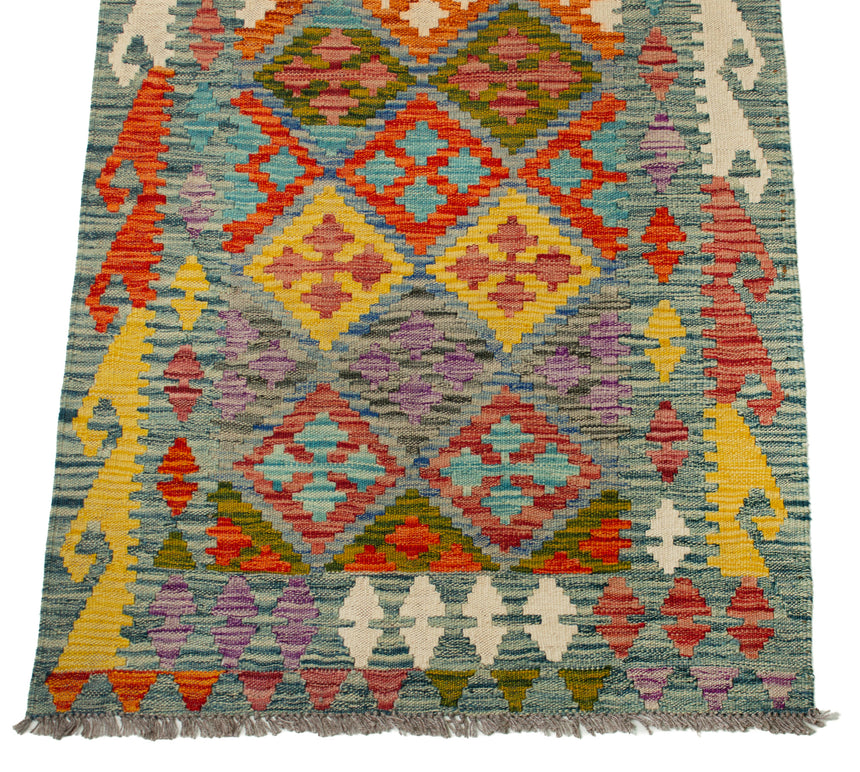 Kilim Afgano | 492 x 84 cm