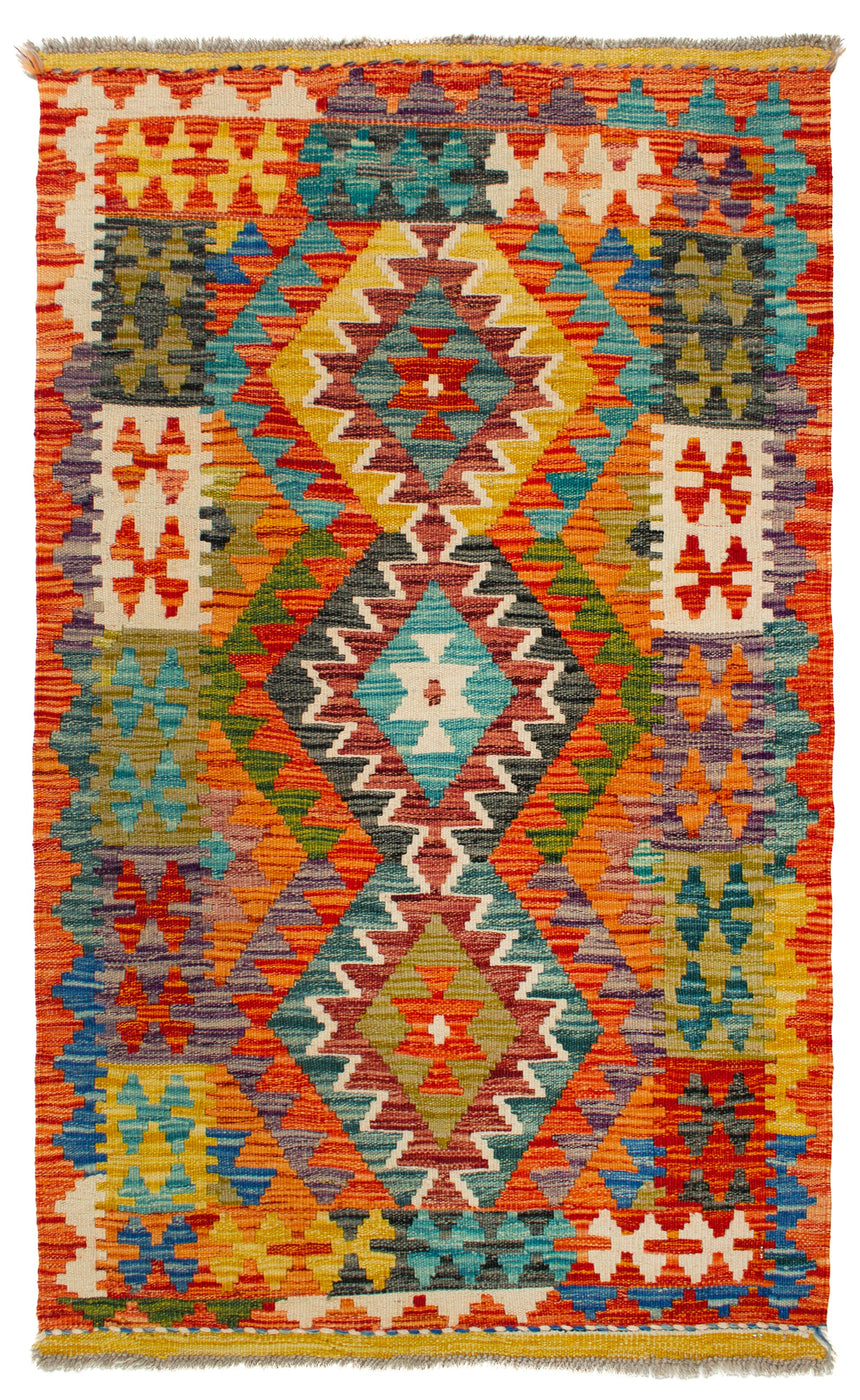 Kilim afegão | 127x76cm