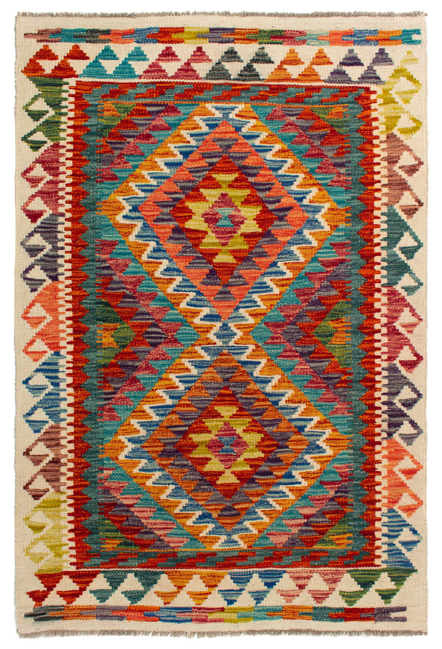 Kilim afegão | 128x85cm