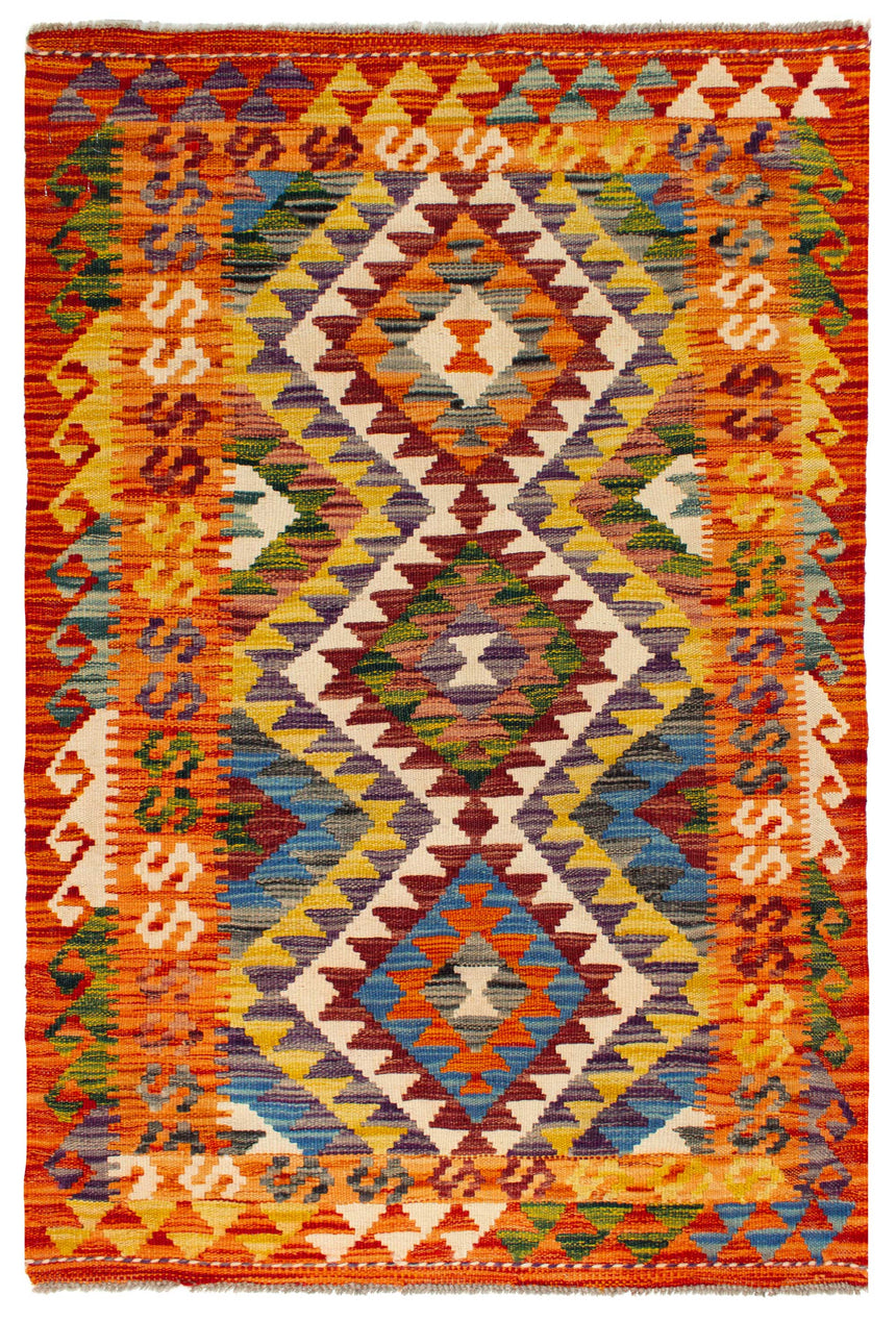 Kilim Afgano | 124 x 81 cm