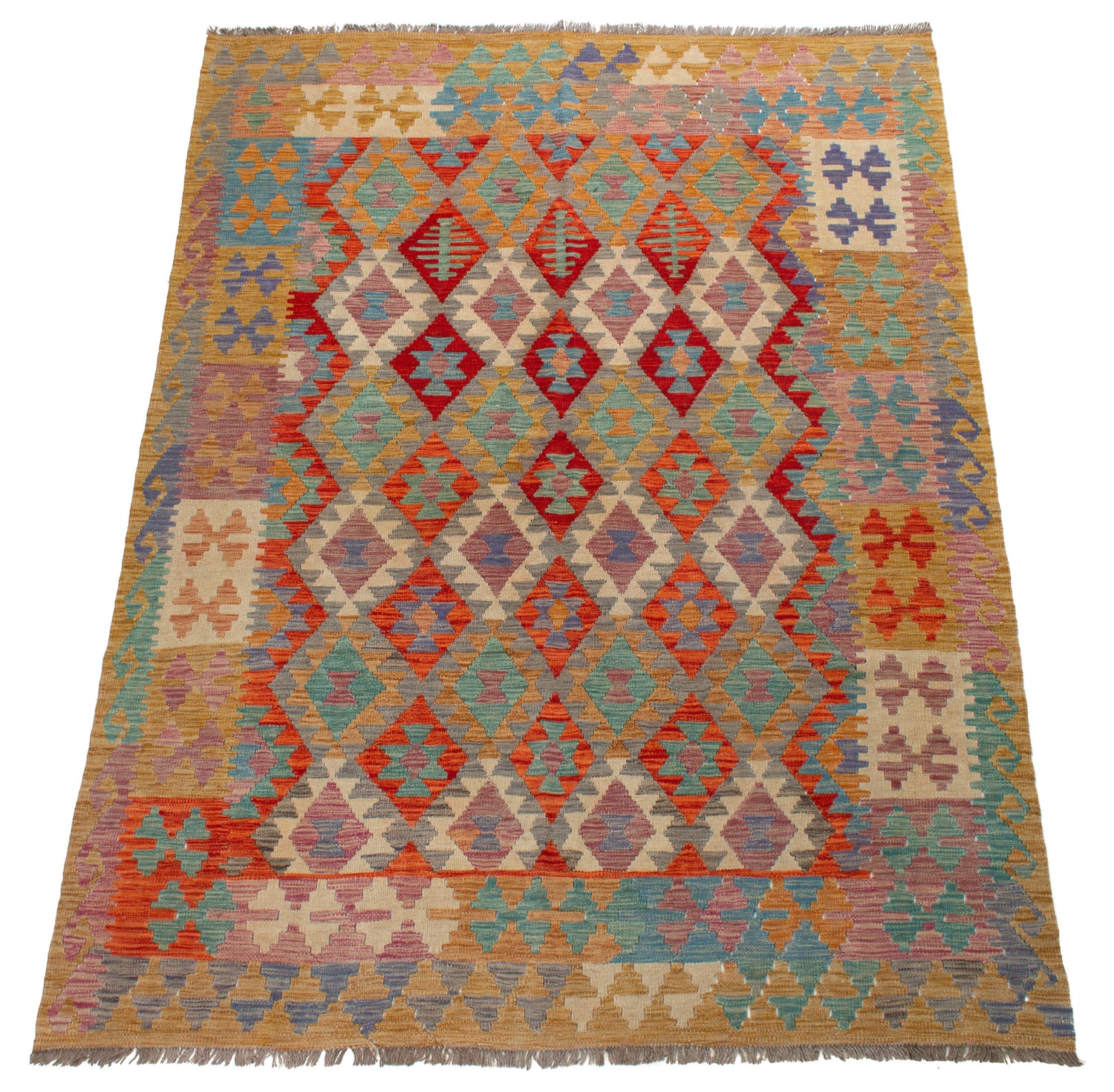 Kilim afegão | 246x177cm