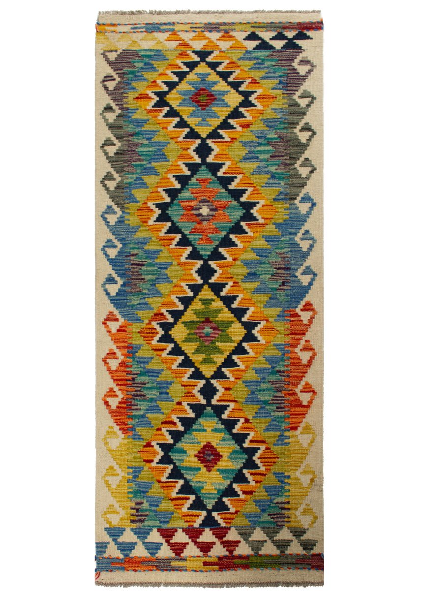 Kilim afegão | 152x58cm