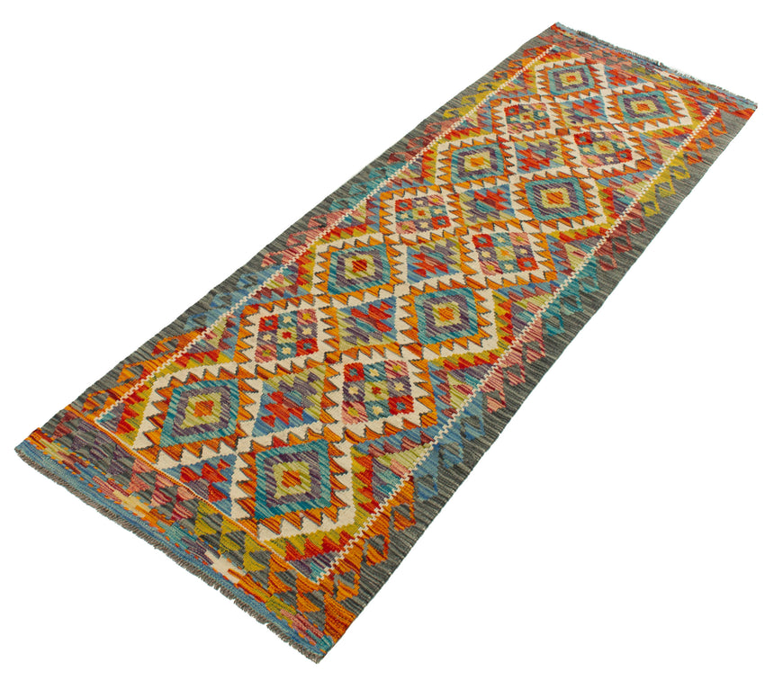 Kilim Afgano | 259 x 80 cm