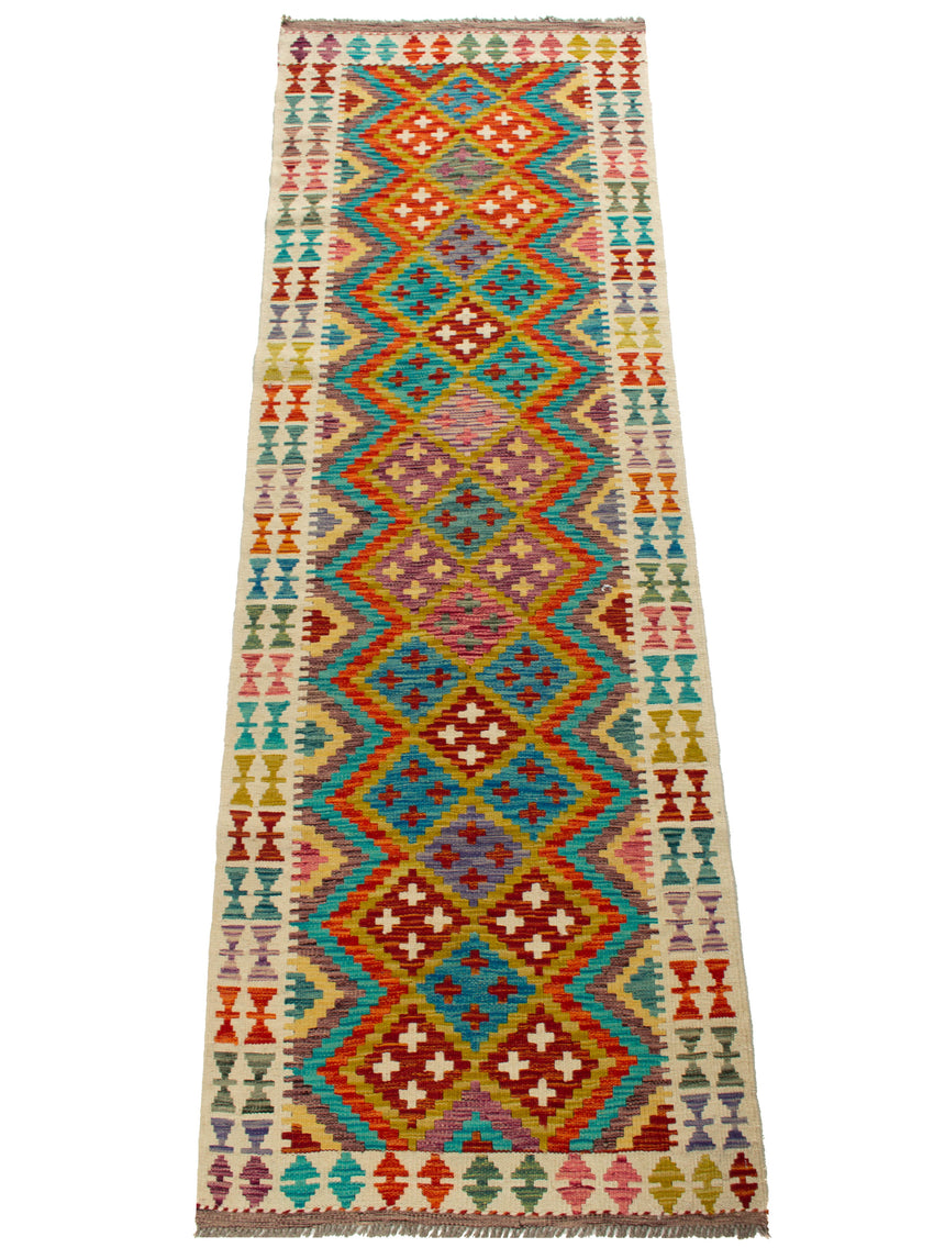 Kilim Afgano | 245 x 82 cm