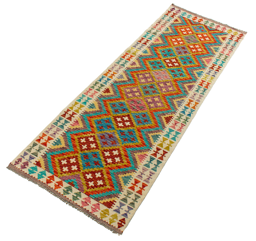Kilim Afgano | 245 x 82 cm
