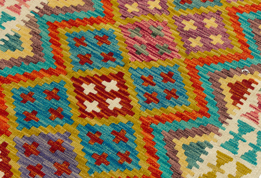 Kilim Afgano | 245 x 82 cm