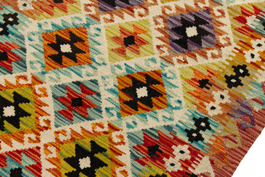 Kilim afegão | 389x81cm