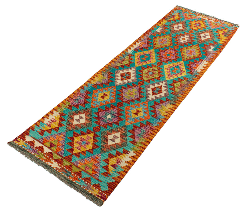 Kilim Afgano | 257 x 78 cm