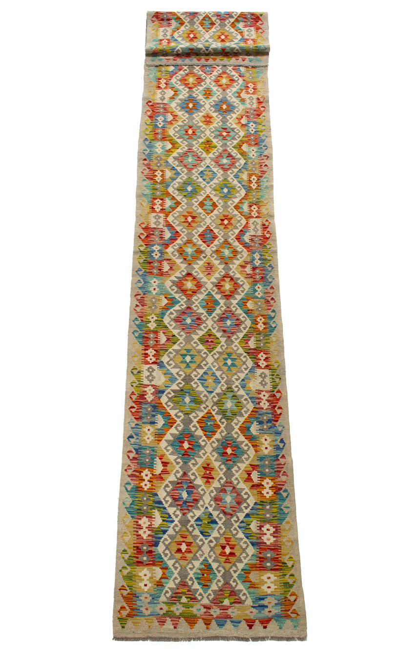 Kilim Afgano | 498 x 76 cm