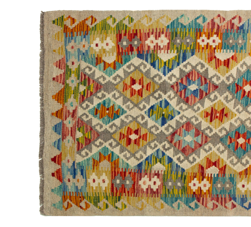 Kilim Afgano | 498 x 76 cm