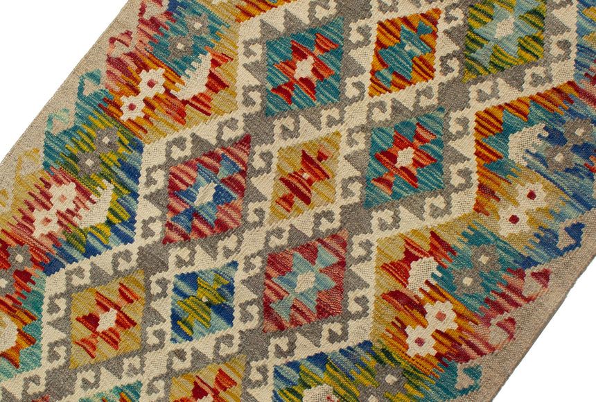 Kilim Afgano | 498 x 76 cm