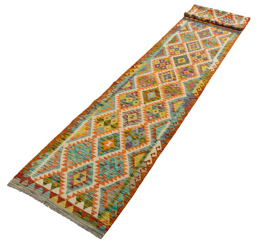 Kilim afegão | 494x79cm