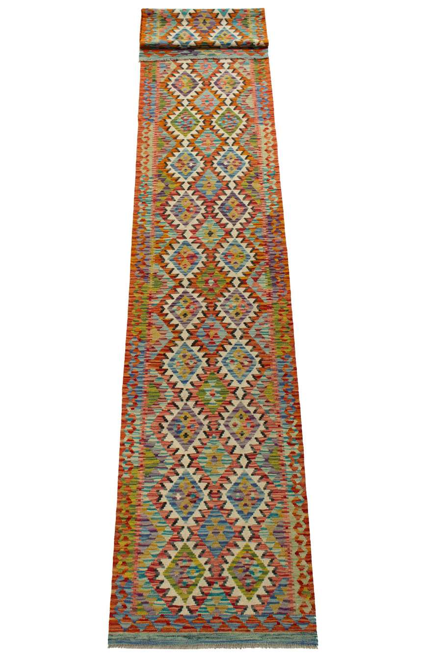 Kilim Afgano | 488 x 78 cm