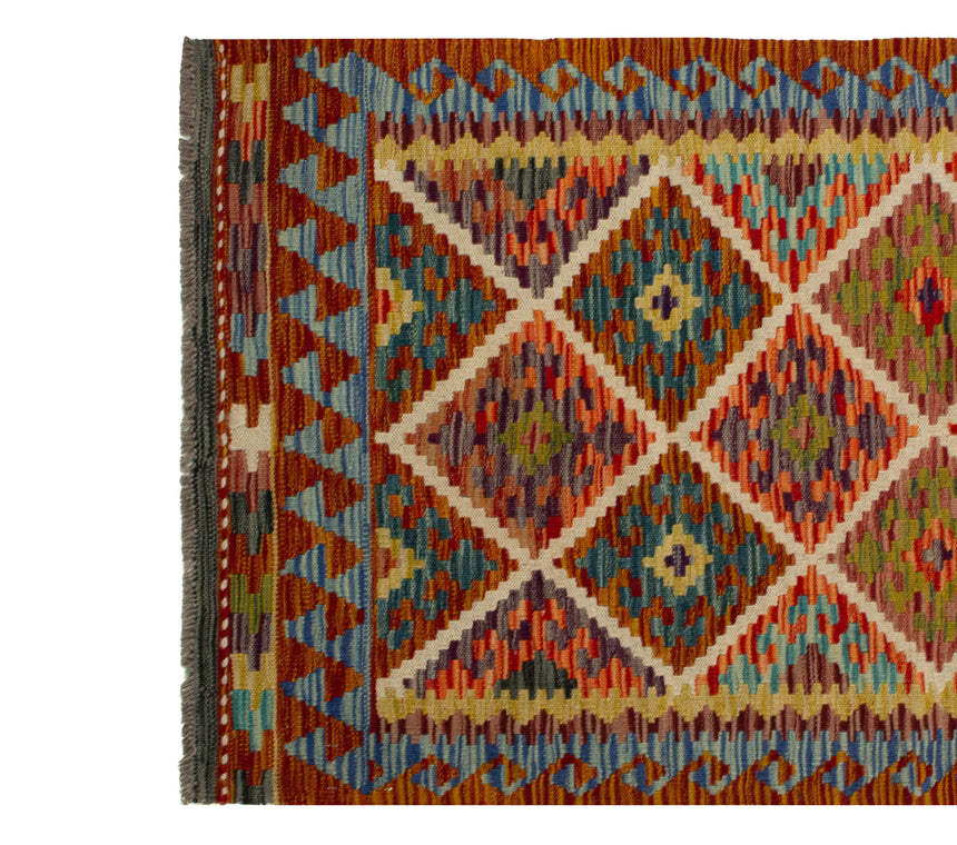 Kilim afegão | 389x80cm