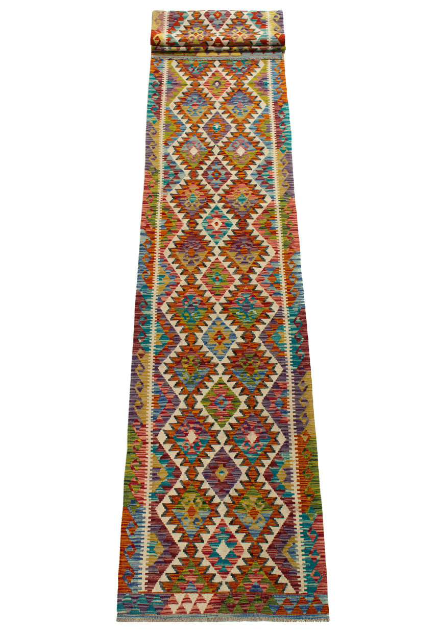 Kilim Afgano | 585 x 82 cm