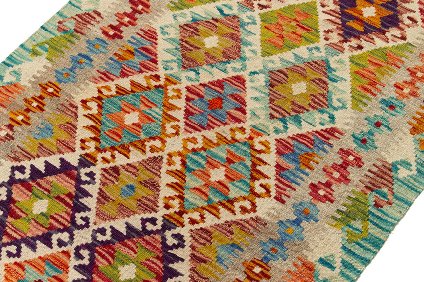 Kilim afegão | 389x80cm
