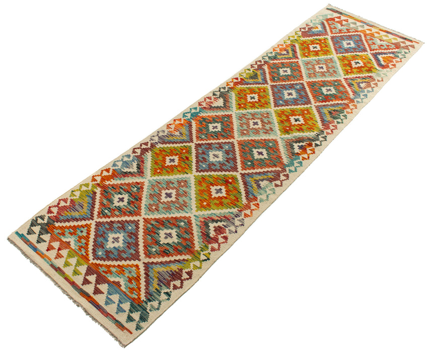 Kilim Afgano | 303 x 80 cm