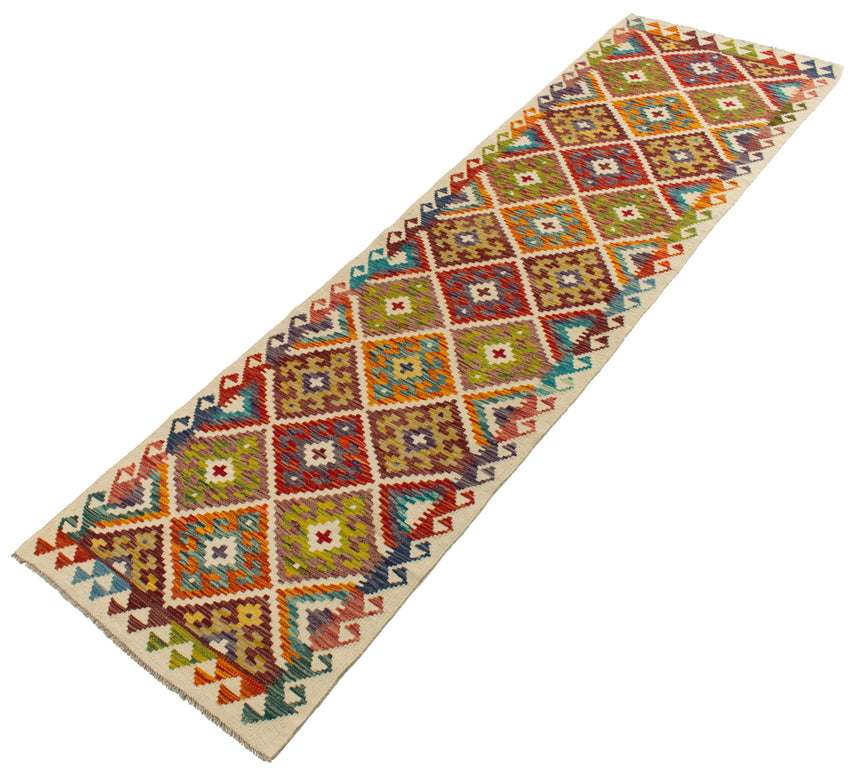 Kilim Afgano | 305 x 79 cm
