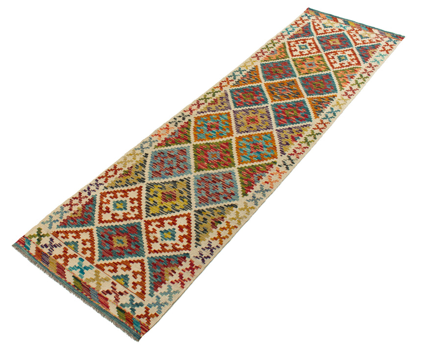 Kilim Afgano | 296 x 80 cm