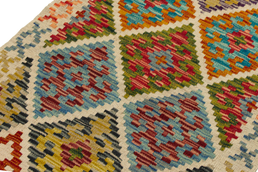 Kilim Afgano | 296 x 80 cm