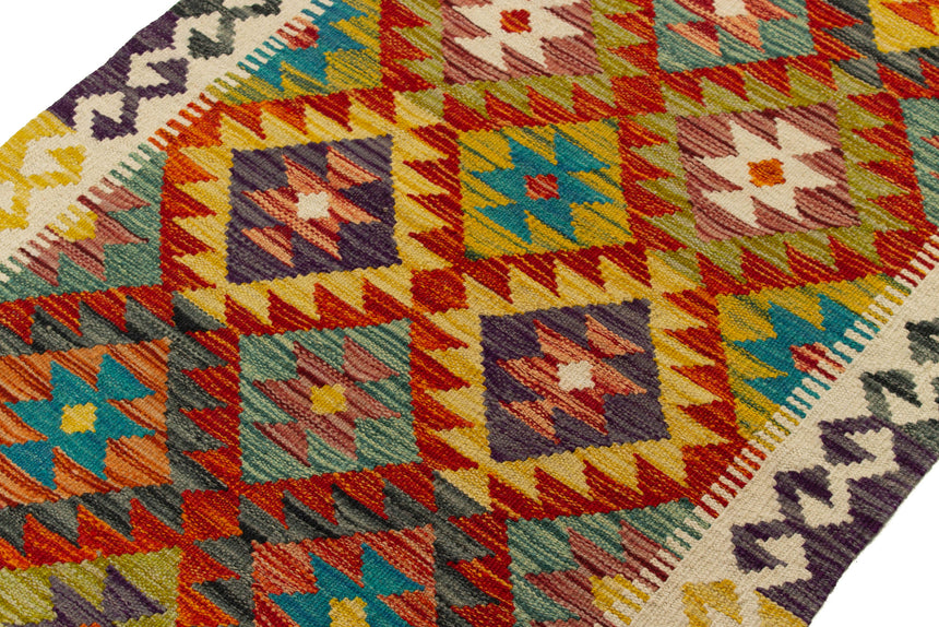 Kilim afegão | 299x79cm