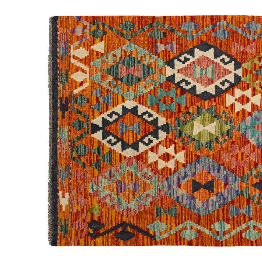 Kilim Afgano | 298 x 81 cm